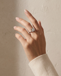 Silver Pink Floral Adjustable Ring | Lux LuLu Inspired Ring