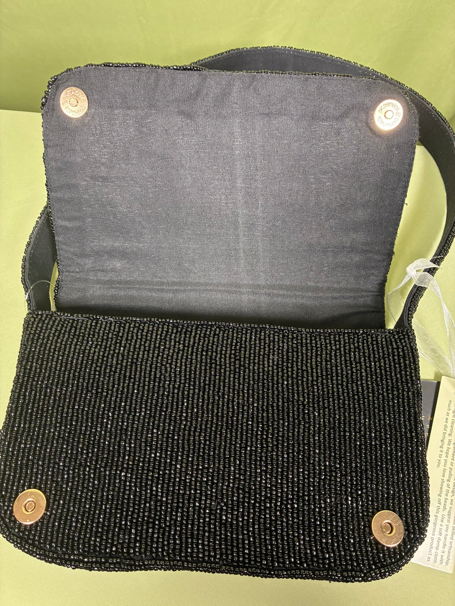 Beaded Halloween Dog Handbag