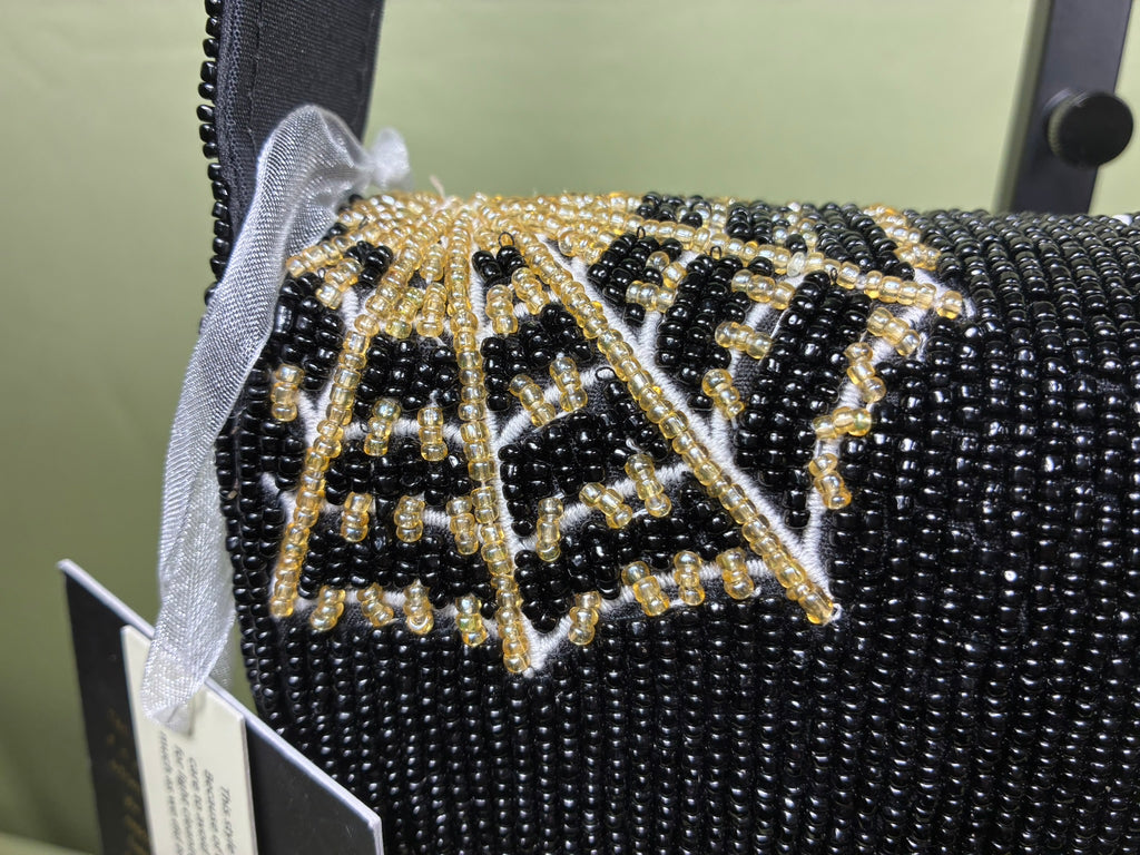 Beaded Halloween Dog Handbag