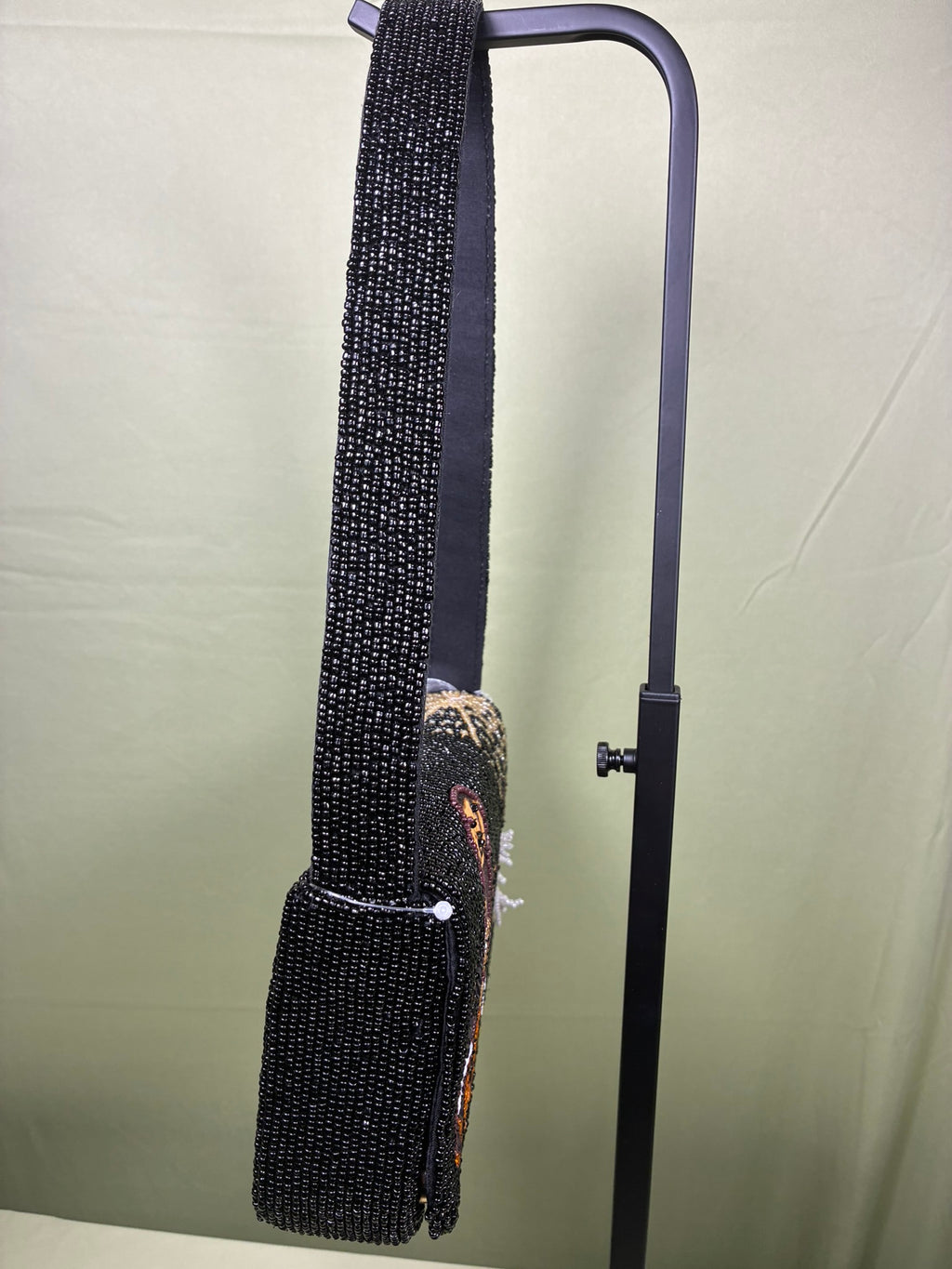 Beaded Halloween Dog Handbag