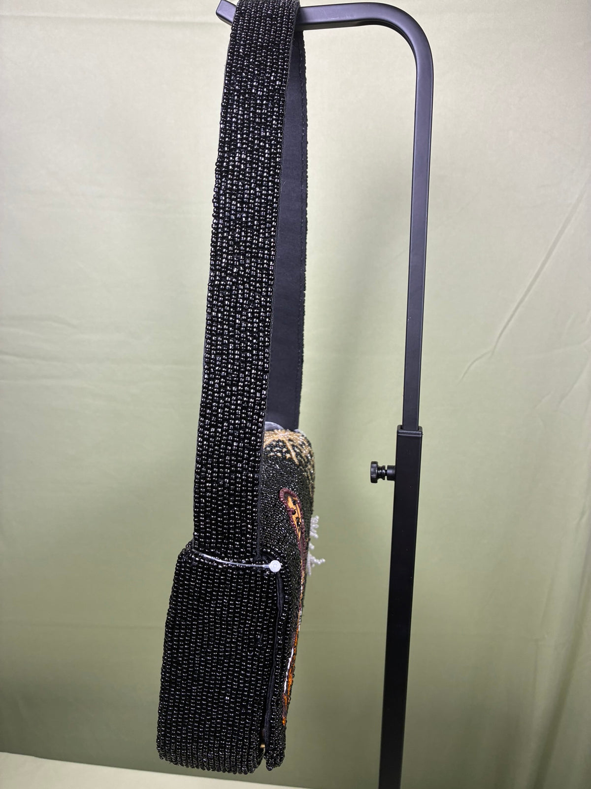 Beaded Halloween Dog Handbag